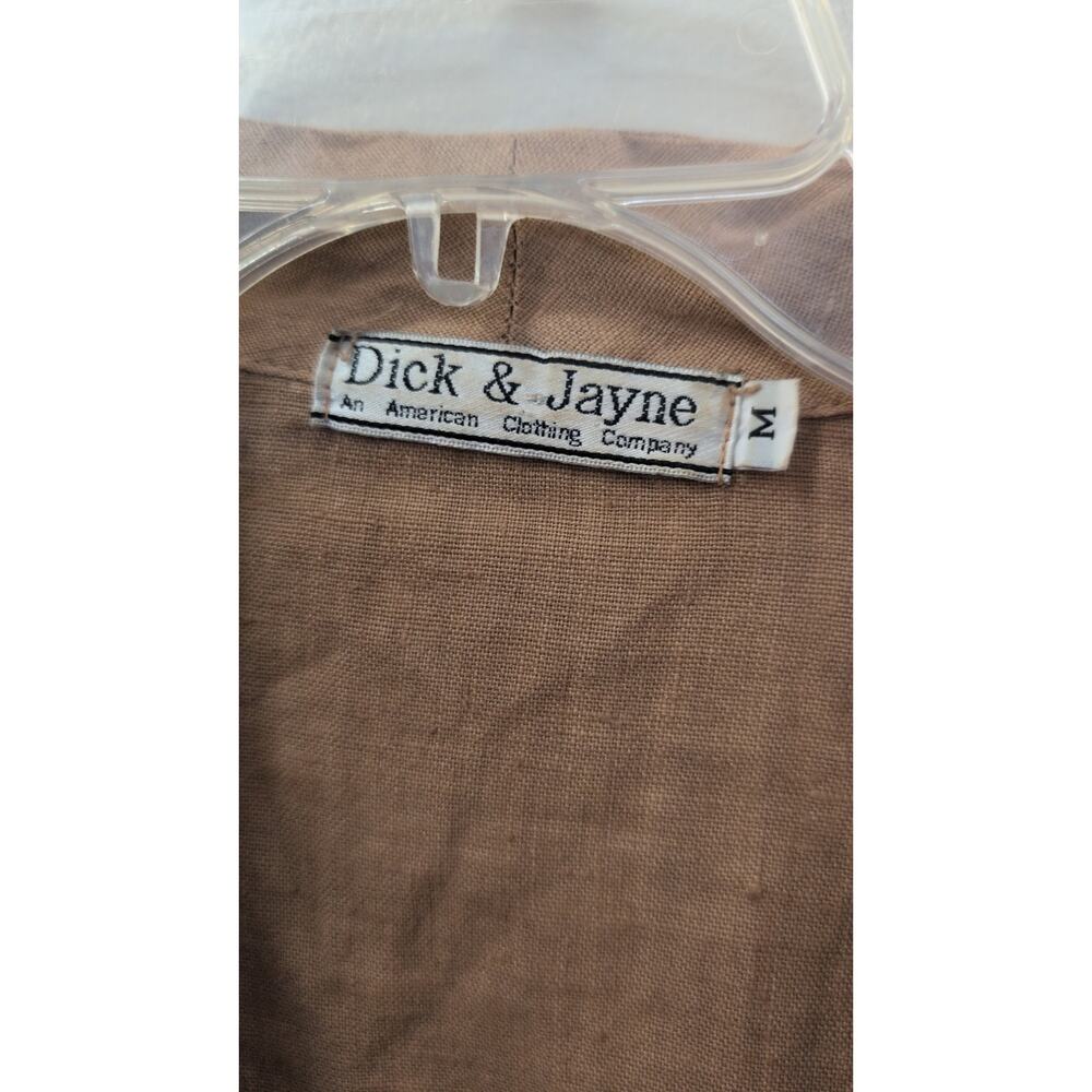 Dick & Jayne Vintage Linen Jacket – Size Medium, Lightweight & Stylish - Picture 4 of 5